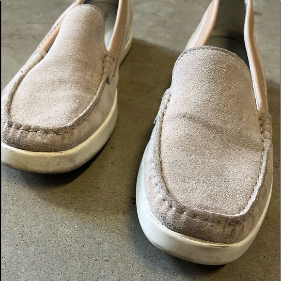 GEOX leather loafers Womens tan size 8.5 - Picture 5 of 6